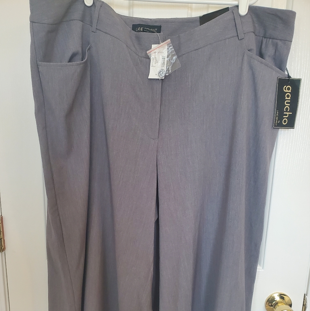 - NWT Lane Bryant Gaucho cropped slacks size 26